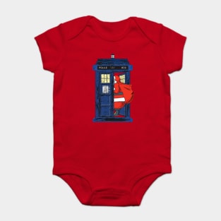 Christmas 1822 - Nicholas Visit The Blue Police Box 1 Baby Bodysuit